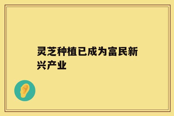 灵芝种植已成为富民新兴产业