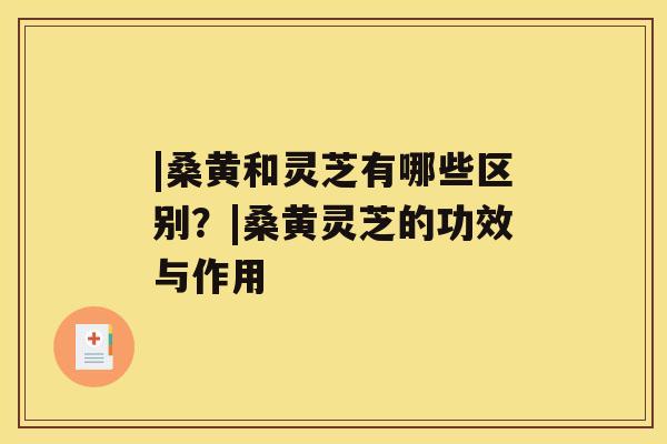 |桑黄和灵芝有哪些区别？|桑黄灵芝的功效与作用