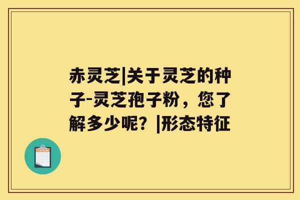 赤灵芝|关于灵芝的种子-灵芝孢子粉，您了解多少呢？|形态特征