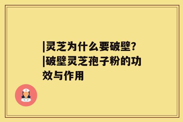 |灵芝为什么要破壁？|破壁灵芝孢子粉的功效与作用