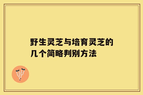 野生灵芝与培育灵芝的几个简略判别方法 野生灵芝与培育灵芝的几个简略判别方法