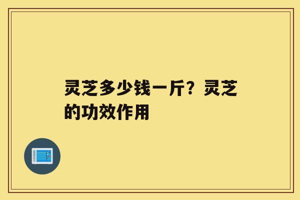 灵芝多少钱一斤？灵芝的功效作用