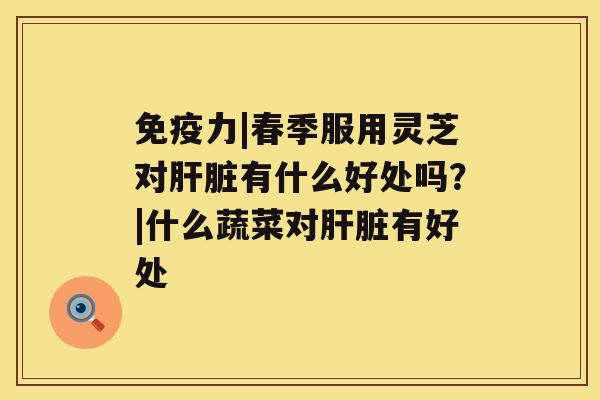 免疫力|春季服用灵芝对肝脏有什么好处吗?|什么蔬菜对肝脏有好处 免疫力|春季服用灵芝对肝脏有什么好处吗?|什么蔬菜对肝脏有好处