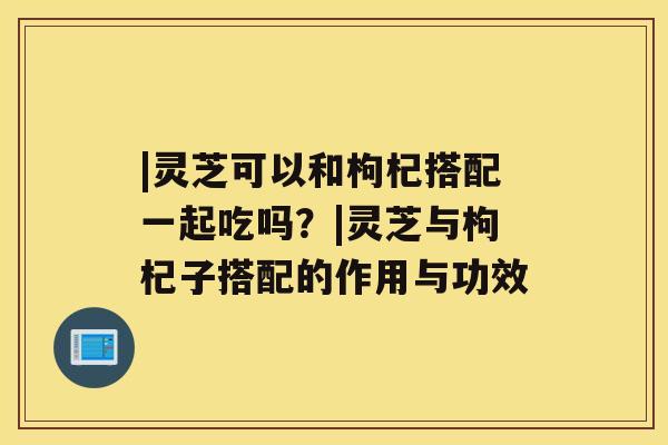 |灵芝可以和枸杞搭配一起吃吗？|灵芝与枸杞子搭配的作用与功效