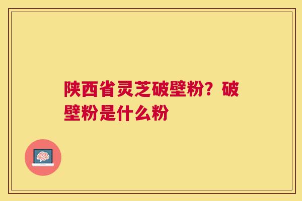 陕西省灵芝破壁粉？破壁粉是什么粉
