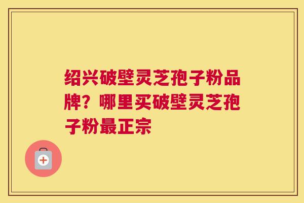 绍兴破壁灵芝孢子粉品牌？哪里买破壁灵芝孢子粉正宗