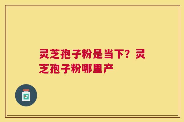 灵芝孢子粉是当下？灵芝孢子粉哪里产