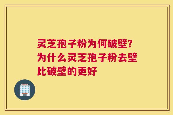 灵芝孢子粉为何破壁？为什么灵芝孢子粉去壁比破壁的更好