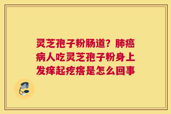 灵芝孢子粉肠道？人吃灵芝孢子粉身上发痒起疙瘩是怎么回事