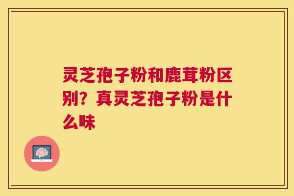 灵芝孢子粉和鹿茸粉区别？真灵芝孢子粉是什么味