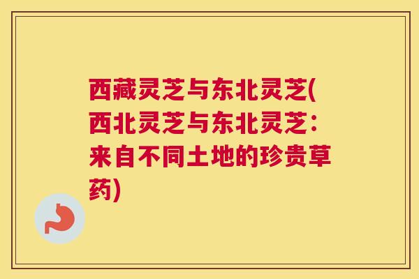 西藏灵芝与东北灵芝(西北灵芝与东北灵芝：来自不同土地的珍贵草药)