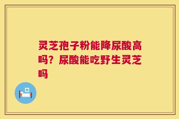 灵芝孢子粉能降尿酸高吗？尿酸能吃野生灵芝吗