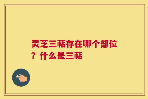 灵芝三萜存在哪个部位？什么是三萜