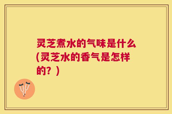 灵芝煮水的气味是什么(灵芝水的香气是怎样的？)