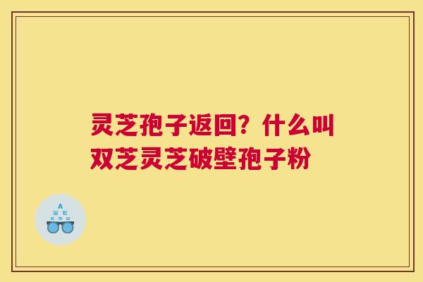 灵芝孢子返回？什么叫双芝灵芝破壁孢子粉