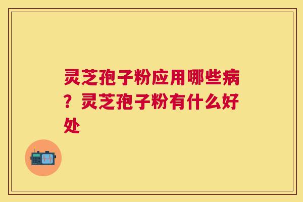 灵芝孢子粉应用哪些？灵芝孢子粉有什么好处