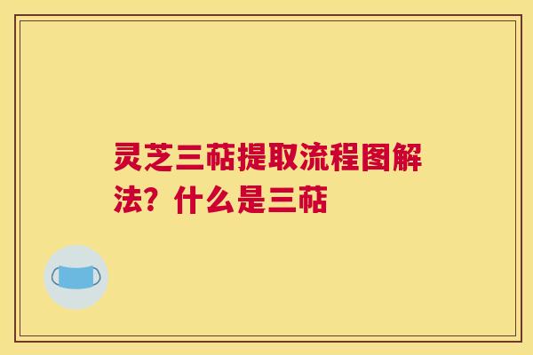灵芝三萜提取流程图解法？什么是三萜