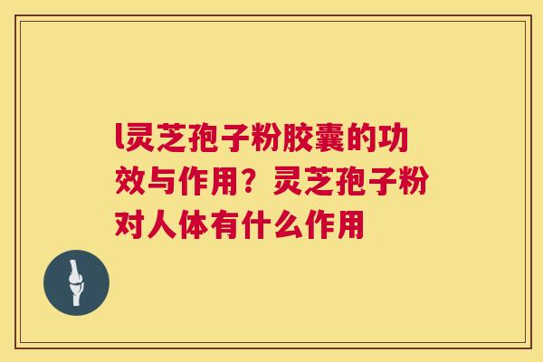 l灵芝孢子粉胶囊的功效与作用？灵芝孢子粉对人体有什么作用