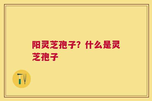 阳灵芝孢子？什么是灵芝孢子