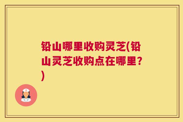 铅山哪里收购灵芝(铅山灵芝收购点在哪里？)