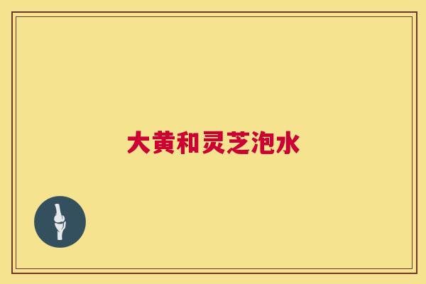 大黄和灵芝泡水