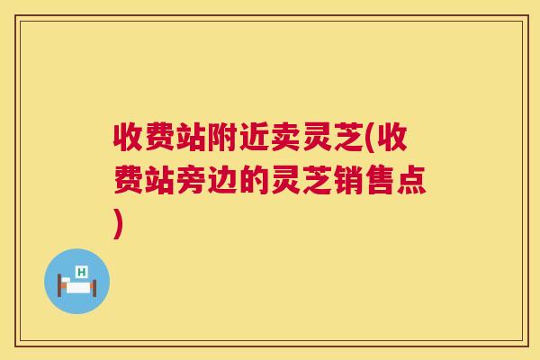 收费站附近卖灵芝(收费站旁边的灵芝销售点) 收费站附近卖灵芝(收费站旁边的灵芝销售点)