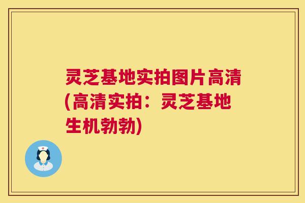 灵芝基地实拍图片高清(高清实拍：灵芝基地生机勃勃)