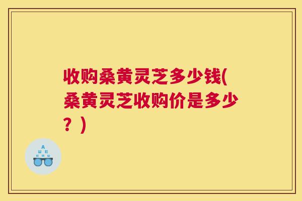 收购桑黄灵芝多少钱(桑黄灵芝收购价是多少?) 收购桑黄灵芝多少钱(桑黄灵芝收购价是多少?)