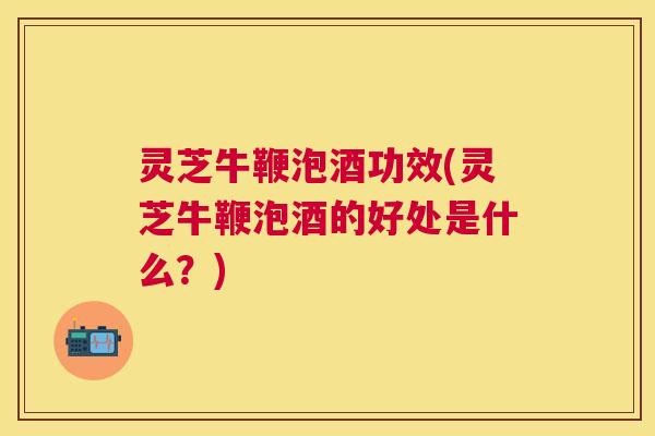灵芝牛鞭泡酒功效(灵芝牛鞭泡酒的好处是什么？)