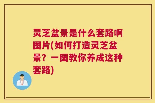 灵芝盆景是什么套路啊图片(如何打造灵芝盆景？一图教你养成这种套路)