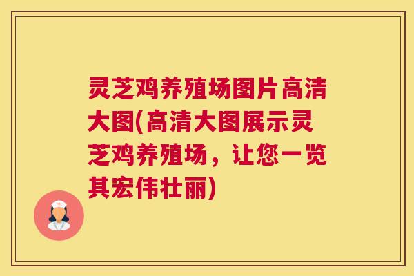 灵芝鸡养殖场图片高清大图(高清大图展示灵芝鸡养殖场,让您一览其宏伟壮丽) 灵芝鸡养殖场图片高清大图(高清大图展示灵芝鸡养殖场,让您一览其宏伟壮丽)