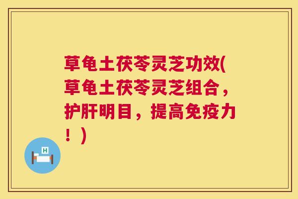 草龟土茯苓灵芝功效(草龟土茯苓灵芝组合,护肝明目,提高免疫力!) 草龟土茯苓灵芝功效(草龟土茯苓灵芝组合,护肝明目,提高免疫力!)