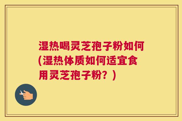 湿热喝灵芝孢子粉如何(湿热体质如何适宜食用灵芝孢子粉?) 湿热喝灵芝孢子粉如何(湿热体质如何适宜食用灵芝孢子粉?)