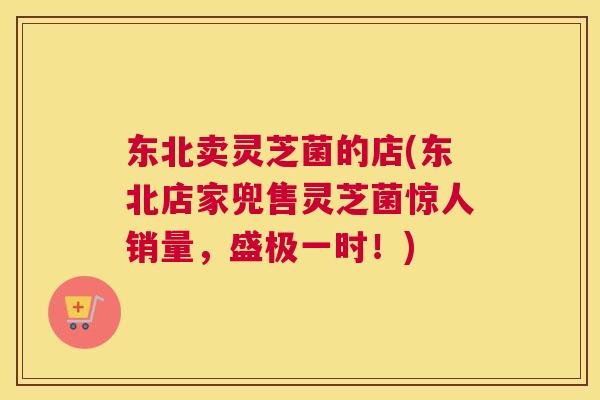 东北卖灵芝菌的店(东北店家兜售灵芝菌惊人销量,盛极一时!) 东北卖灵芝菌的店(东北店家兜售灵芝菌惊人销量,盛极一时!)