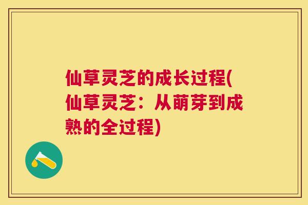 仙草灵芝的成长过程(仙草灵芝:从萌芽到成熟的全过程) 仙草灵芝的成长过程(仙草灵芝:从萌芽到成熟的全过程)