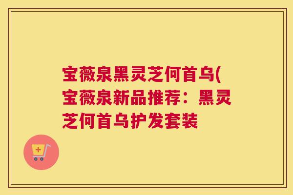 宝薇泉黑灵芝何首乌(宝薇泉新品推荐:黑灵芝何首乌护发套装 宝薇泉黑灵芝何首乌(宝薇泉新品推荐:黑灵芝何首乌护发套装