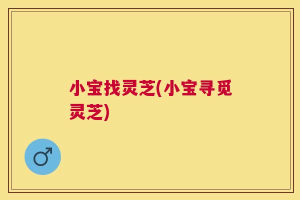小宝找灵芝(小宝寻觅灵芝) 小宝找灵芝(小宝寻觅灵芝)