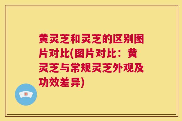 黄灵芝和灵芝的区别图片对比(图片对比：黄灵芝与常规灵芝外观及功效差异)