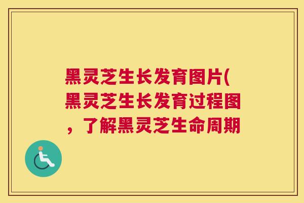 黑灵芝生长发育图片(黑灵芝生长发育过程图，了解黑灵芝生命周期