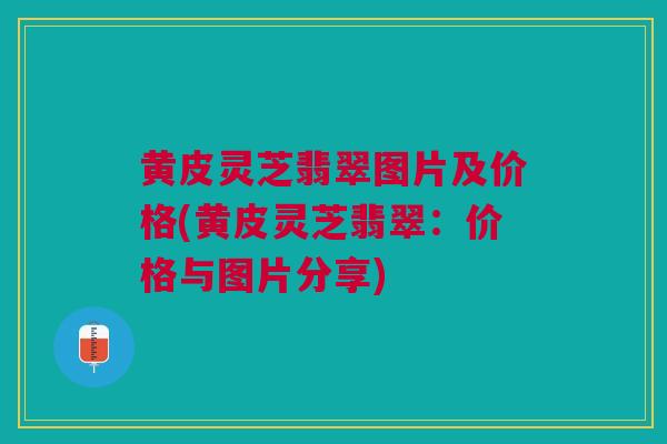 黄皮灵芝翡翠图片及价格(黄皮灵芝翡翠：价格与图片分享)