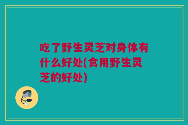 吃了野生灵芝对身体有什么好处(食用野生灵芝的好处)