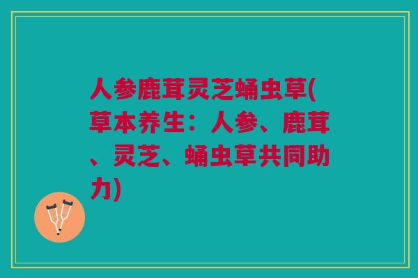 人参鹿茸灵芝蛹虫草(草本养生：人参、鹿茸、灵芝、蛹虫草共同助力)