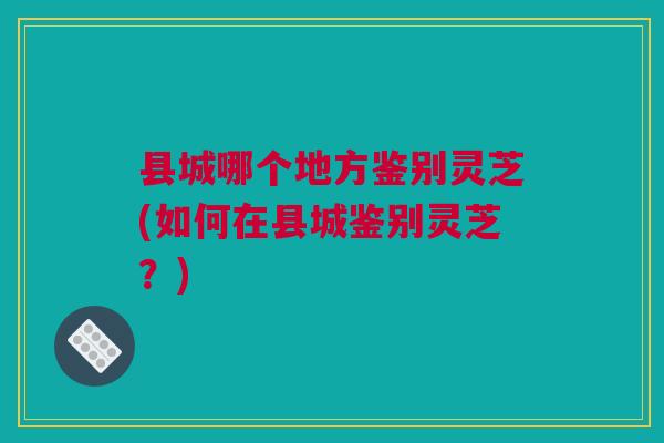县城哪个地方鉴别灵芝(如何在县城鉴别灵芝？)