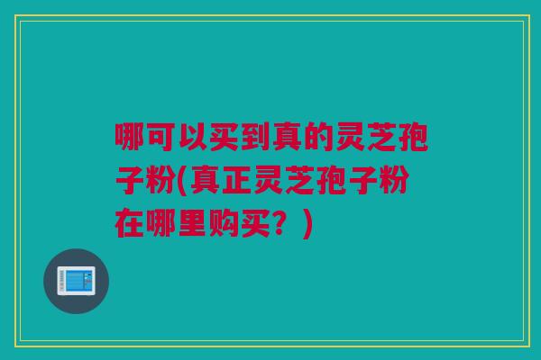 哪可以买到真的灵芝孢子粉(真正灵芝孢子粉在哪里购买？)