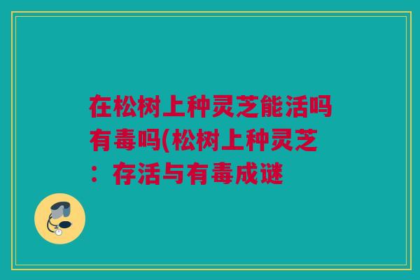 在松树上种灵芝能活吗有毒吗(松树上种灵芝：存活与有毒成谜