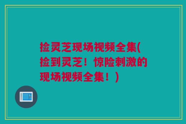 捡灵芝现场视频全集(捡到灵芝!惊险刺激的现场视频全集!) 捡灵芝现场视频全集(捡到灵芝!惊险刺激的现场视频全集!)