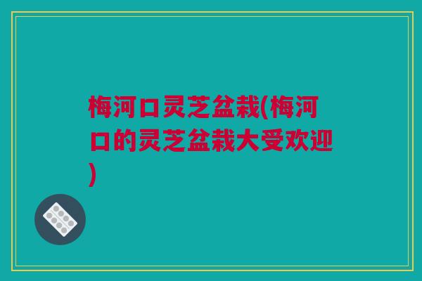 梅河口灵芝盆栽(梅河口的灵芝盆栽大受欢迎) 梅河口灵芝盆栽(梅河口的灵芝盆栽大受欢迎)