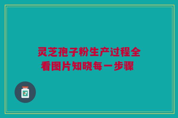 灵芝孢子粉生产过程全 看图片知晓每一步骤 灵芝孢子粉生产过程全 看图片知晓每一步骤
