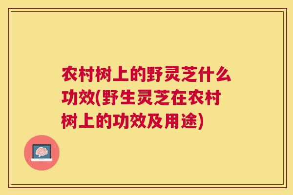 农村树上的野灵芝什么功效(野生灵芝在农村树上的功效及用途)