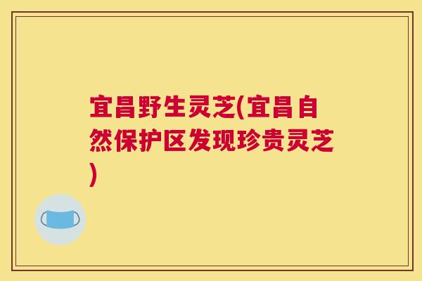 宜昌野生灵芝(宜昌自然保护区发现珍贵灵芝)